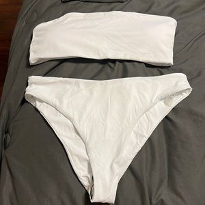 Shein, size large, never worn white bikini